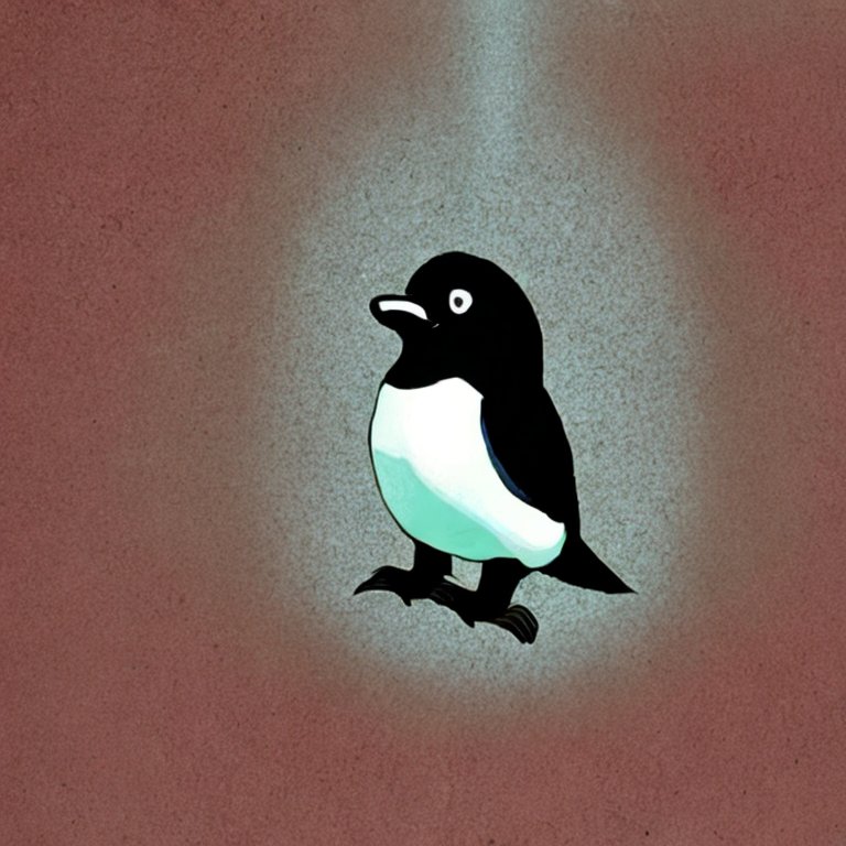 Linux Bird AI Art